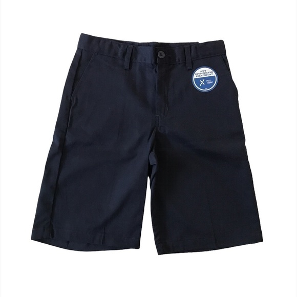 Dickies Navy Khaki Flat Front Shorts NWT - Picture 1 of 4